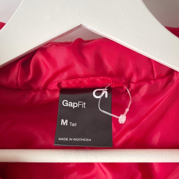 gap fit  sherpa fleece hooded jacket m tall - Picture 9 of 16